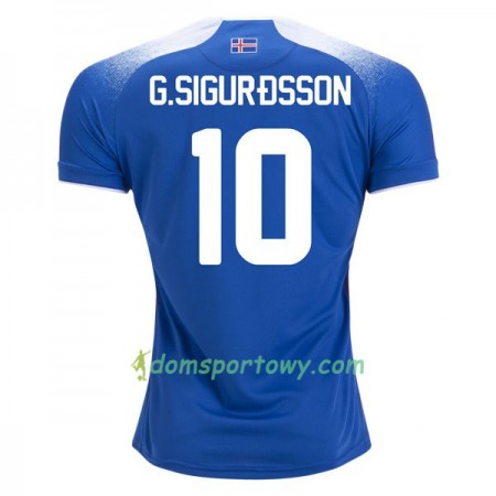 Koszulka Islandia G.Sigurdsson 10 Domowe Koszulki Piłkarskie Mistrzostwa Świata 2018